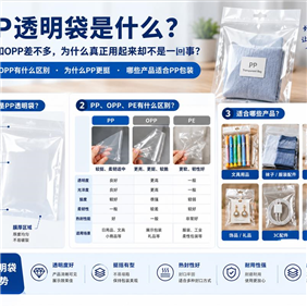 PP透明袋是什么？看着和OPP差不多，为什么真正用起来却不是一回事？